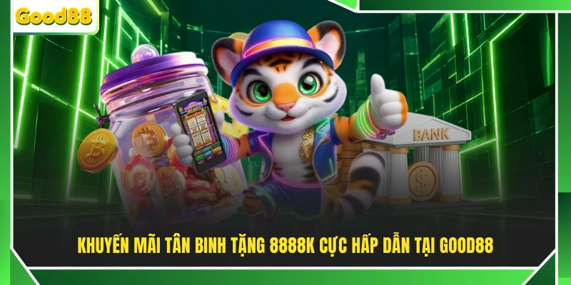 Khuyến mãi tân binh tặng 8888K cực hấp dẫn tại GOOD88